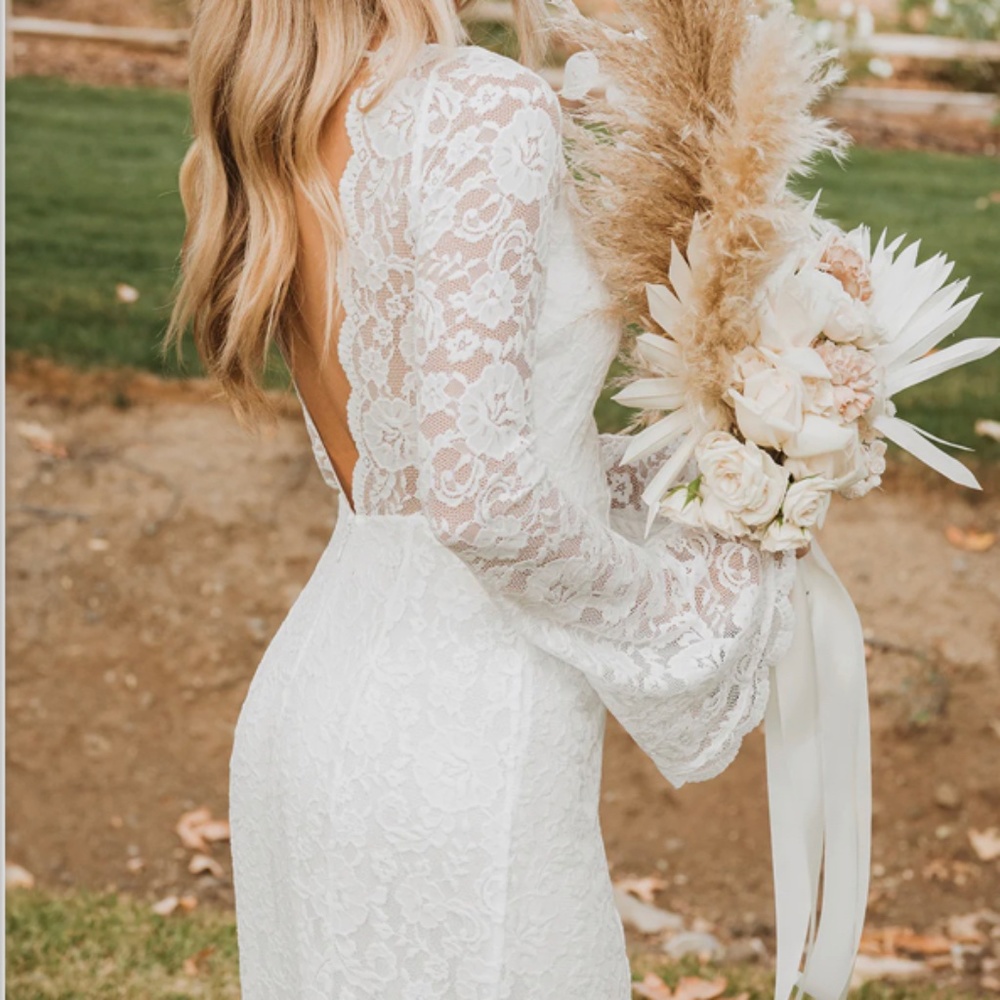 Show Me Your MuMu Natalie Maxi Dress White Lace